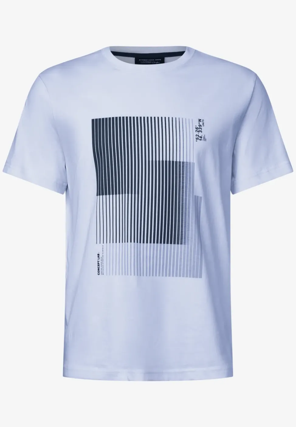 T-Shirt mit Streifen-Print