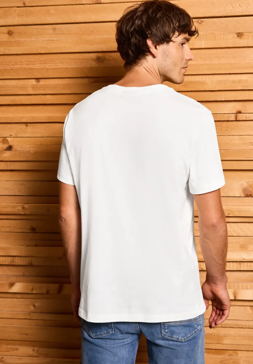 T-Shirt mit Streifen-Print