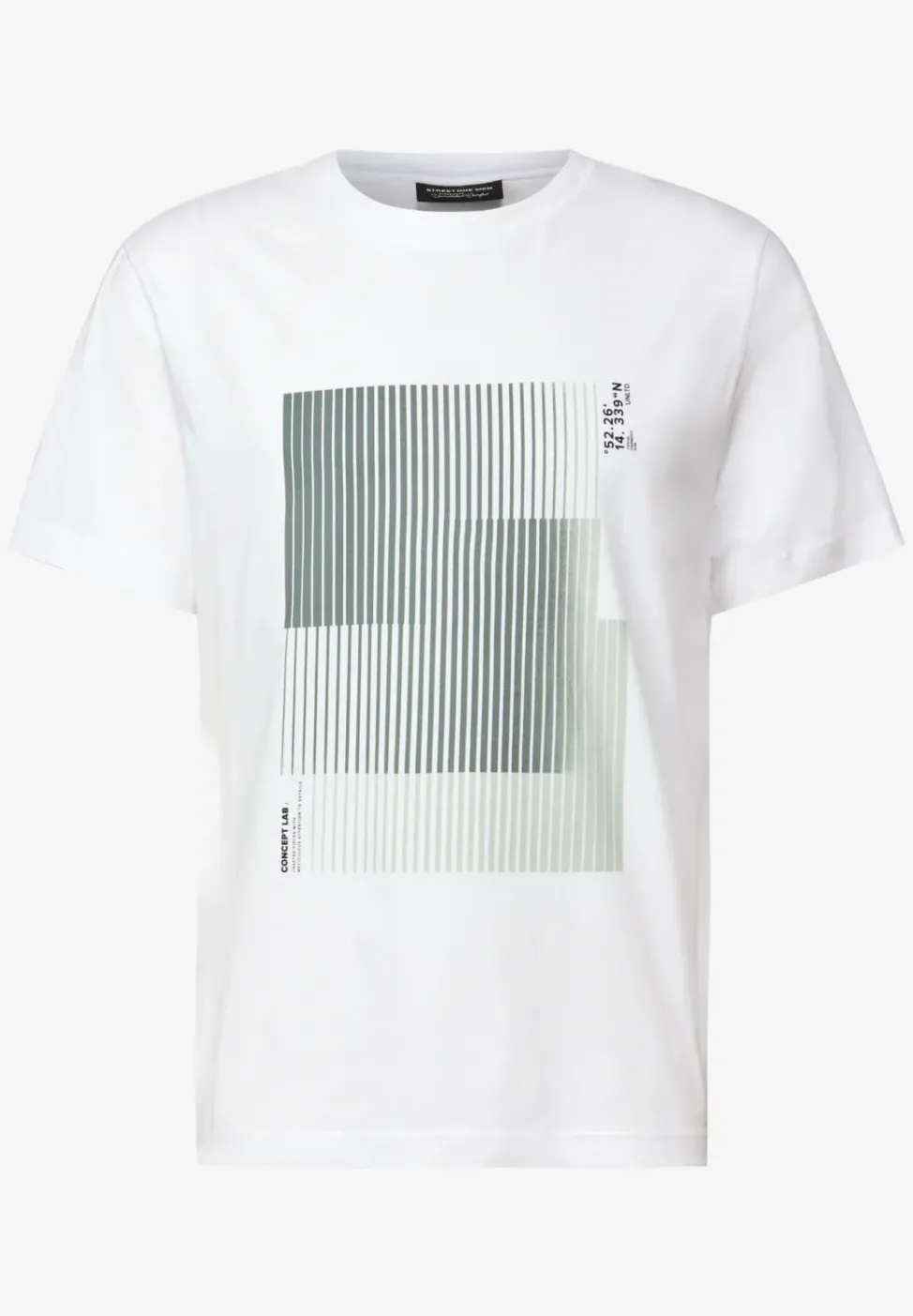 T-Shirt mit Streifen-Print