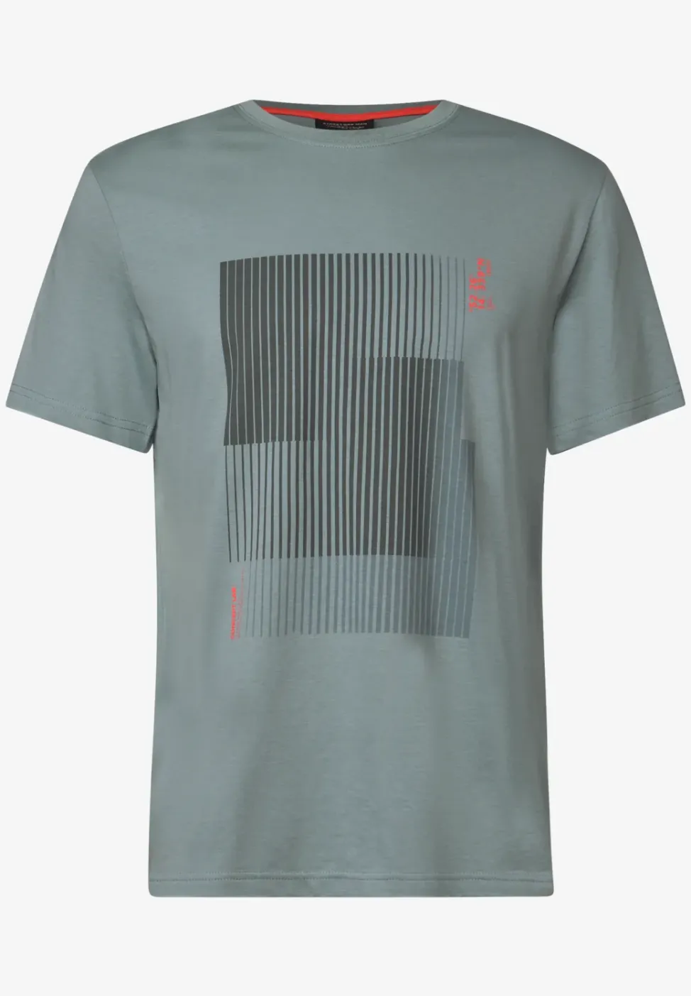T-Shirt mit Streifen-Print