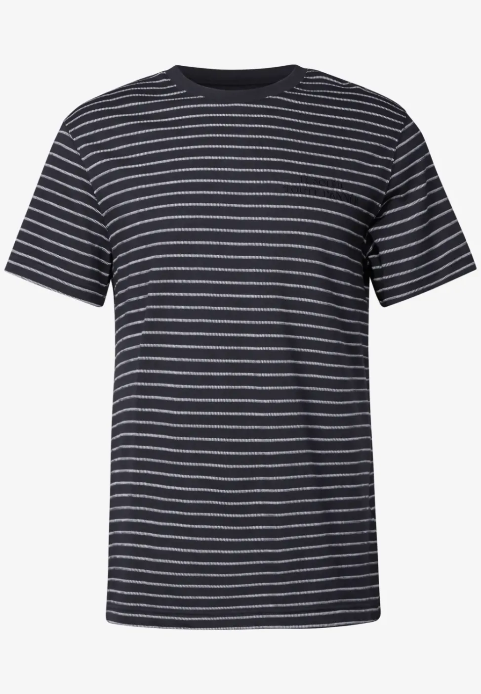 T-Shirt mit Strukturstreifen