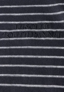 T-Shirt mit Strukturstreifen