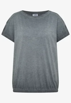 T-Shirt aus Jersey im Garment Dye Look