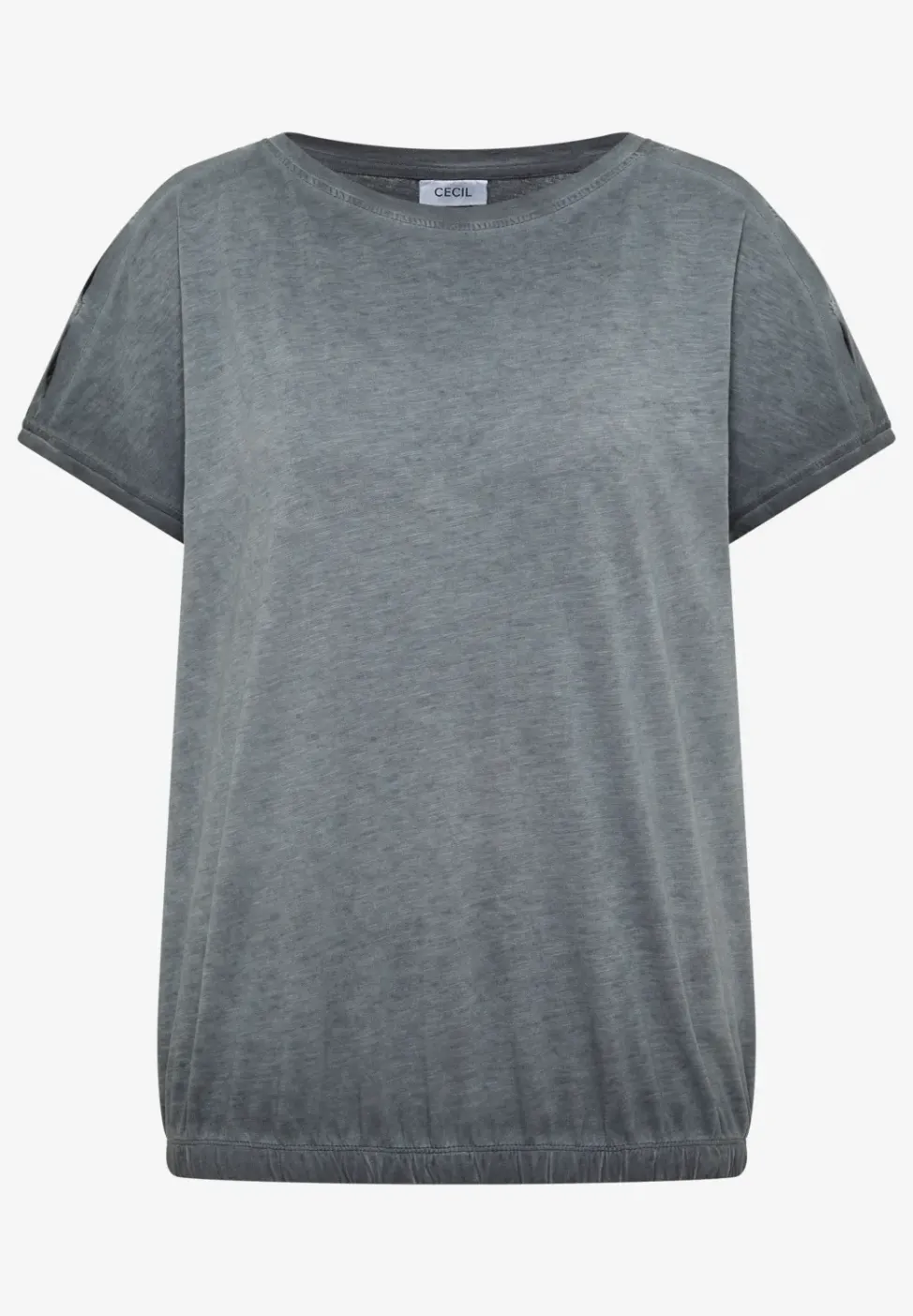 T-Shirt aus Jersey im Garment Dye Look