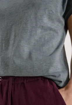 T-Shirt aus Jersey im Garment Dye Look