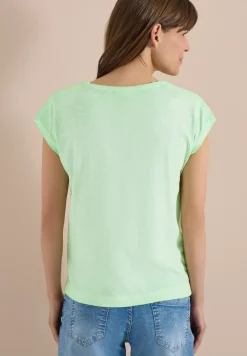 T-Shirt aus Jersey im Garment Dye Look