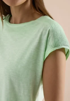 T-Shirt aus Jersey im Garment Dye Look