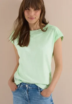 T-Shirt aus Jersey im Garment Dye Look