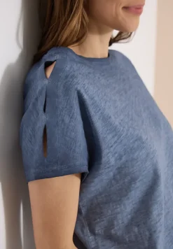 T-Shirt aus Jersey im Garment Dye Look