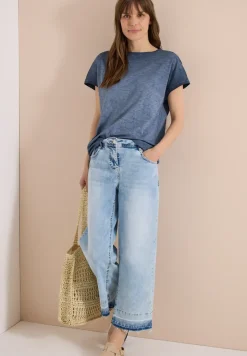 T-Shirt aus Jersey im Garment Dye Look