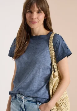 T-Shirt aus Jersey im Garment Dye Look