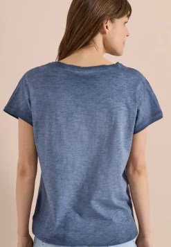 T-Shirt aus Jersey im Garment Dye Look