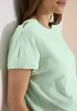 T-Shirt aus Jersey im Garment Dye Look