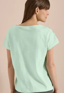 T-Shirt aus Jersey im Garment Dye Look