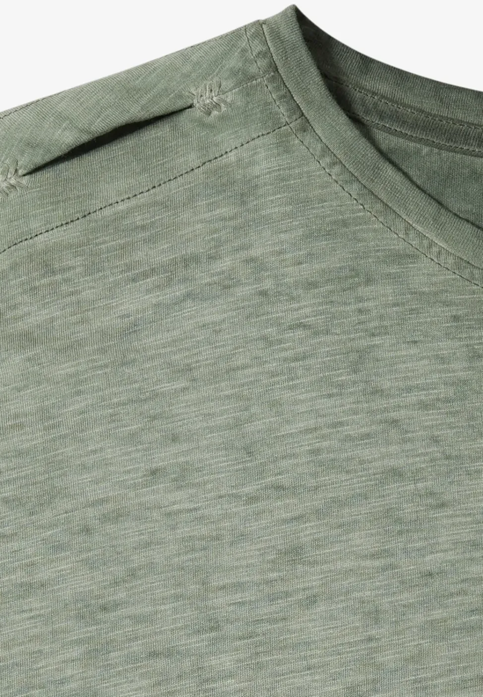 T-Shirt aus Jersey im Garment Dye Look