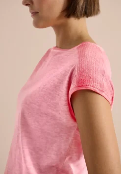 T-Shirt aus Jersey im Garment Dye Look