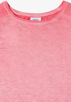 T-Shirt aus Jersey im Garment Dye Look