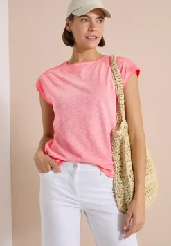 T-Shirt aus Jersey im Garment Dye Look