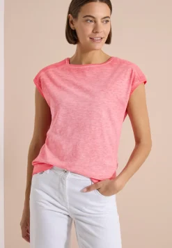 T-Shirt aus Jersey im Garment Dye Look