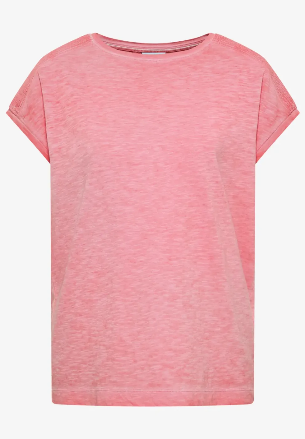 T-Shirt aus Jersey im Garment Dye Look