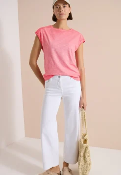 T-Shirt aus Jersey im Garment Dye Look