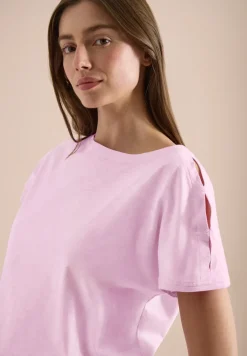 T-Shirt aus Jersey im Garment Dye Look