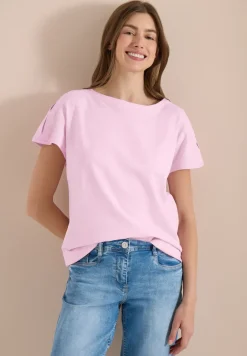 T-Shirt aus Jersey im Garment Dye Look