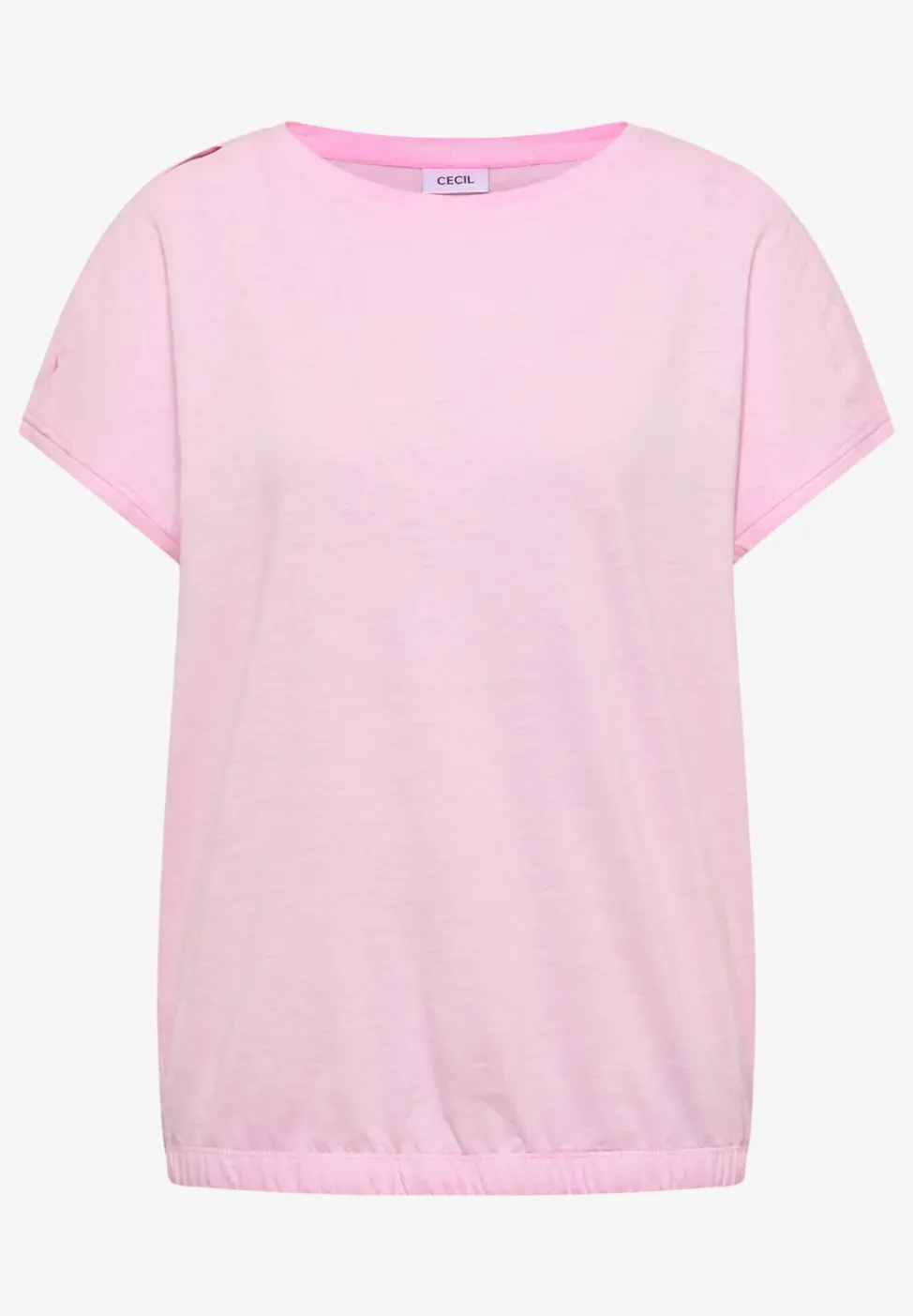 T-Shirt aus Jersey im Garment Dye Look