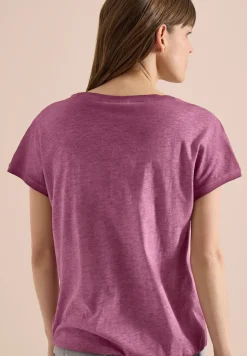 T-Shirt aus Jersey im Garment Dye Look