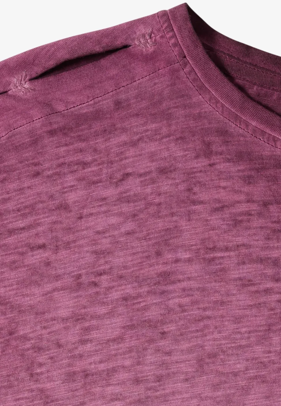 T-Shirt aus Jersey im Garment Dye Look
