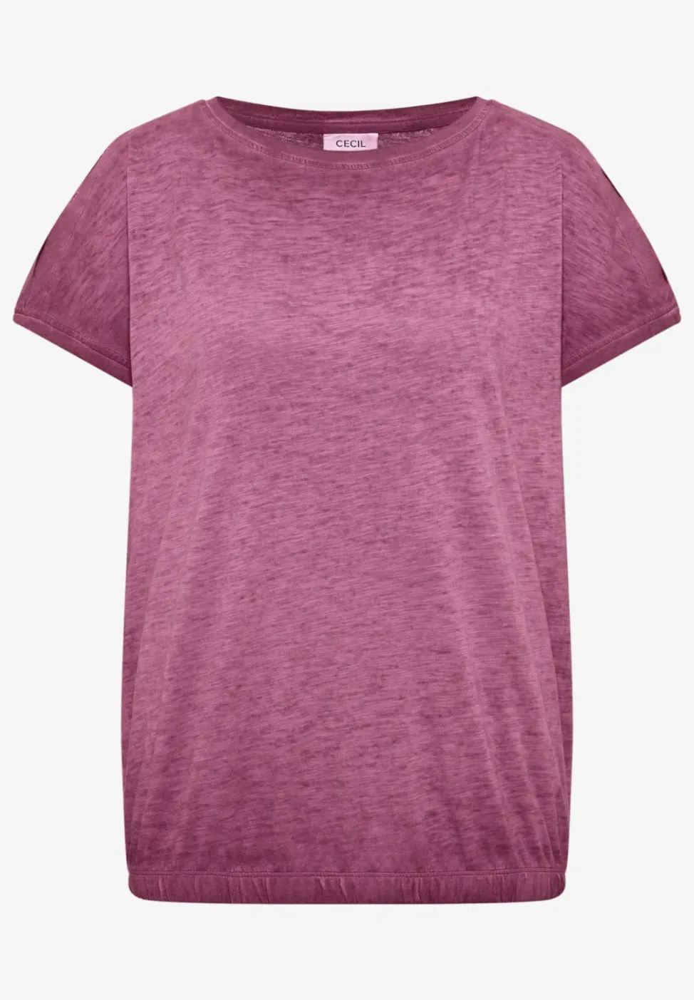 T-Shirt aus Jersey im Garment Dye Look