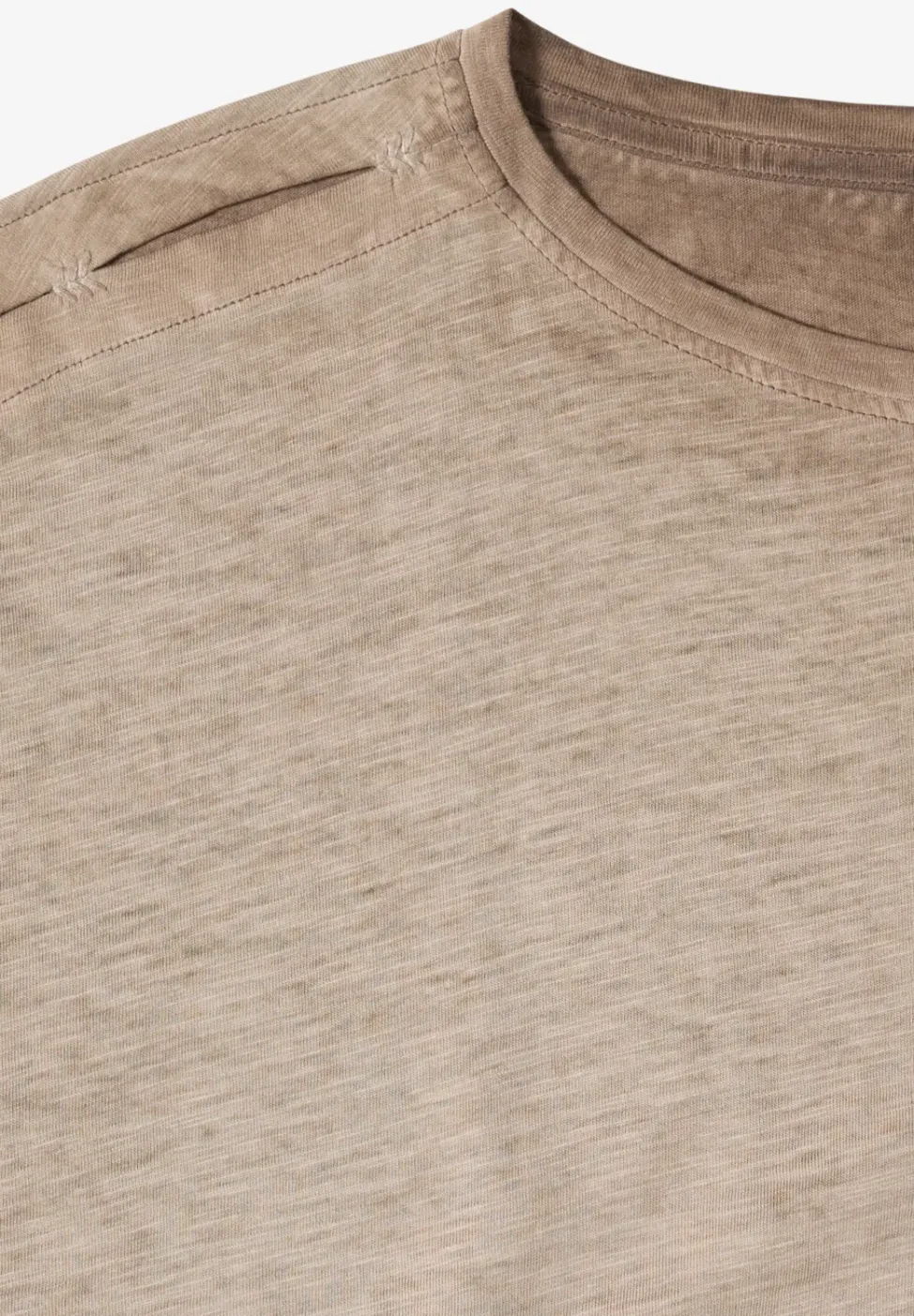 T-Shirt aus Jersey im Garment Dye Look