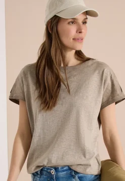 T-Shirt aus Jersey im Garment Dye Look