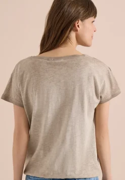 T-Shirt aus Jersey im Garment Dye Look
