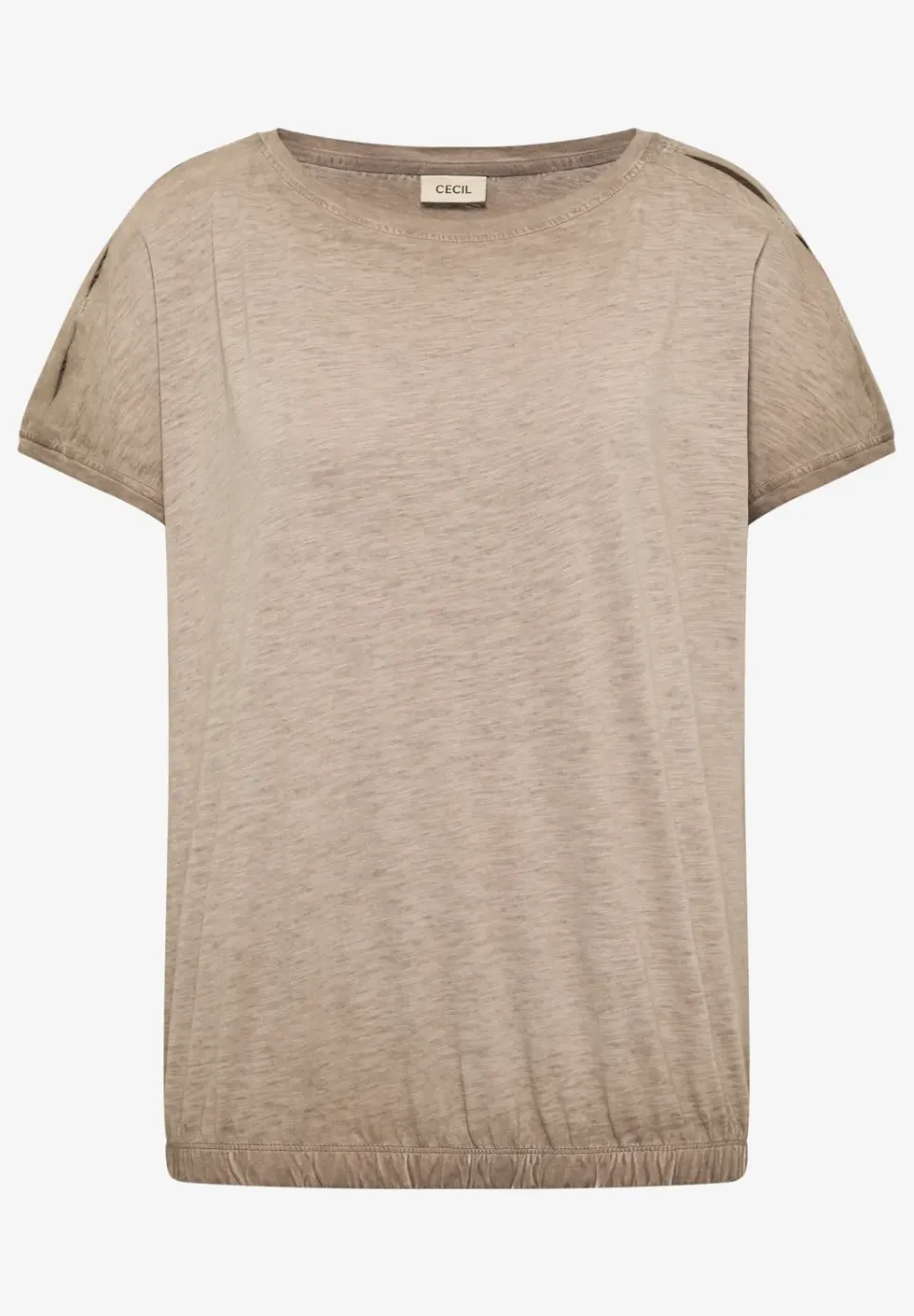T-Shirt aus Jersey im Garment Dye Look