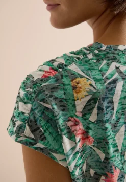 T-Shirt im Ausbrenner-Look