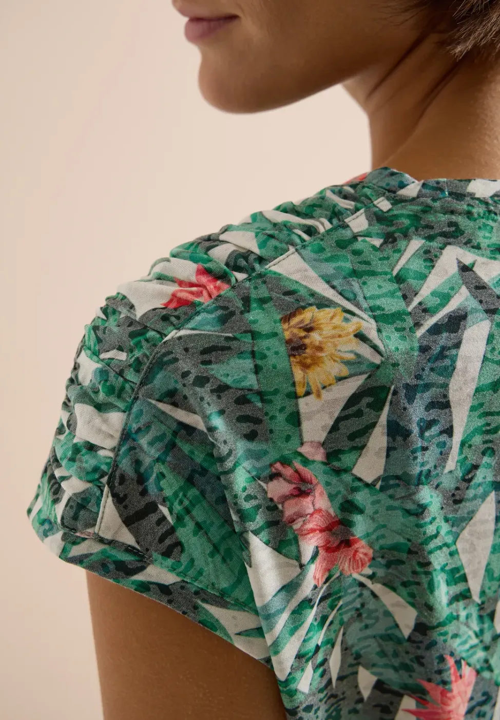 T-Shirt im Ausbrenner-Look