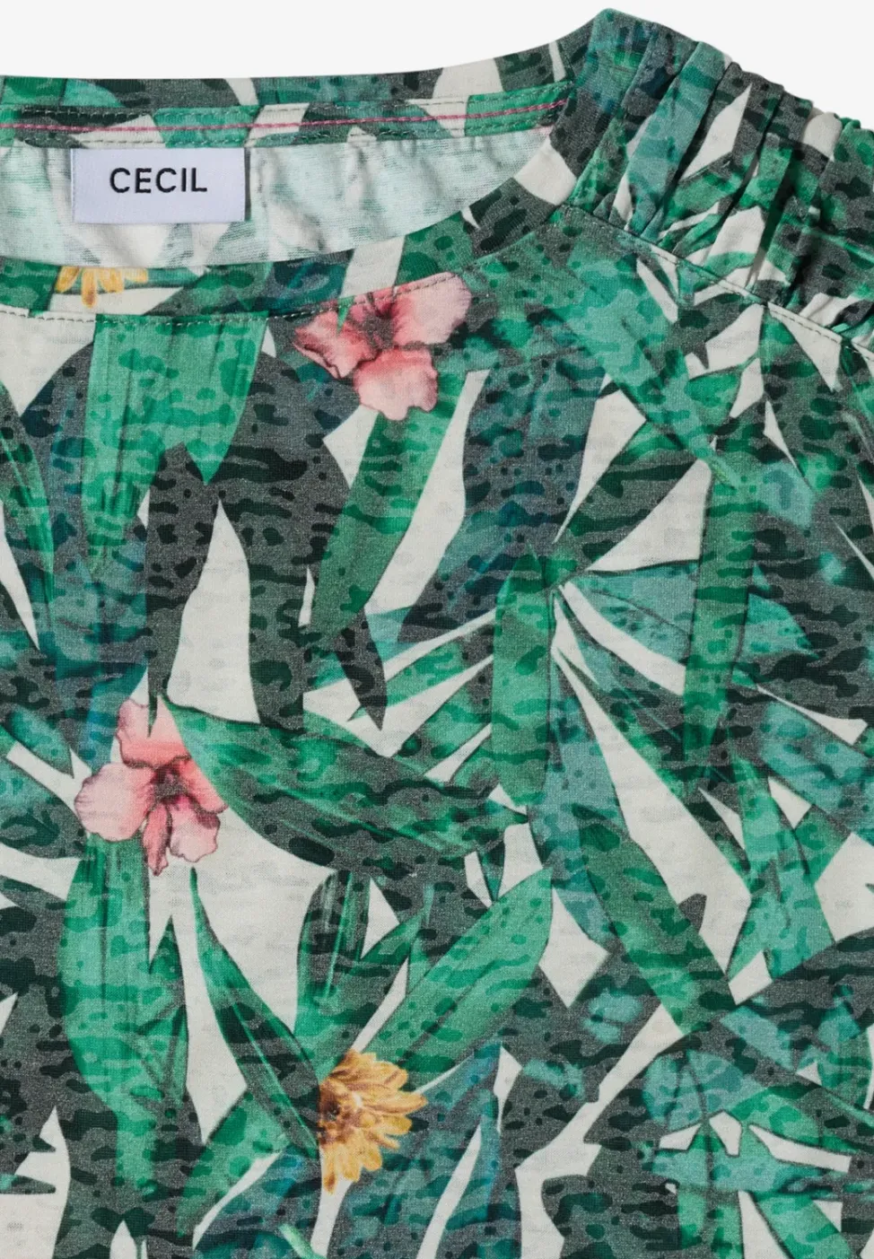 T-Shirt im Ausbrenner-Look