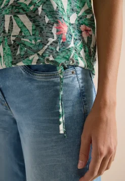 T-Shirt im Ausbrenner-Look