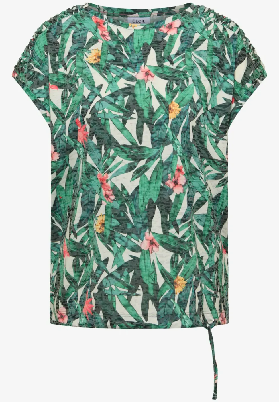 T-Shirt im Ausbrenner-Look