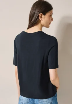T-Shirt im Tunika-Look