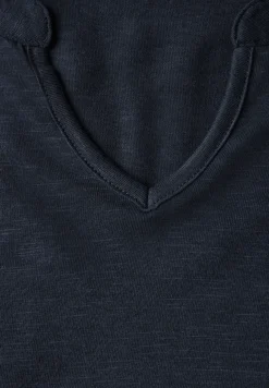 T-Shirt im Tunika-Look