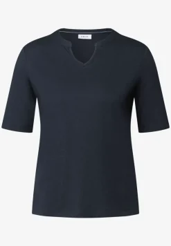 T-Shirt im Tunika-Look