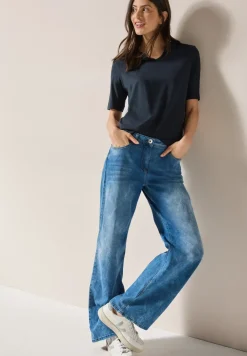 T-Shirt im Tunika-Look