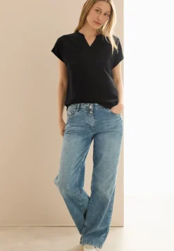 T-Shirt im Tunika-Look