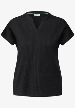 T-Shirt im Tunika-Look