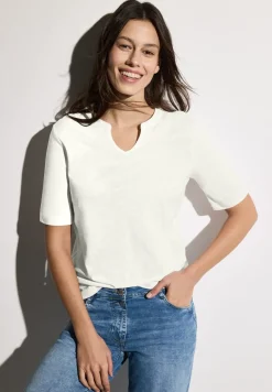 T-Shirt im Tunika-Look
