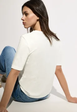 T-Shirt im Tunika-Look