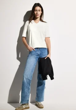T-Shirt im Tunika-Look