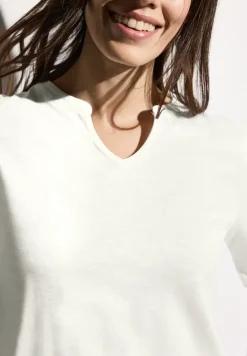 T-Shirt im Tunika-Look